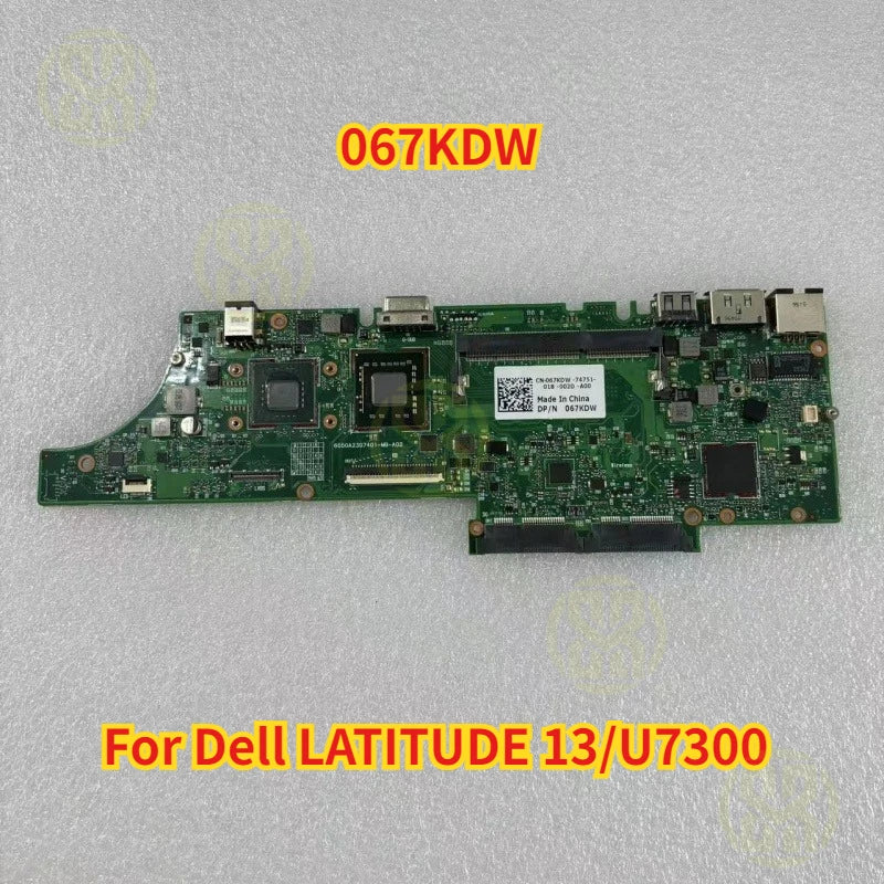 Dell LATITUDE 13 LAPTOP MOTHERBOARD U7300 1 3GHZ 67KDW 067KDW TESTED