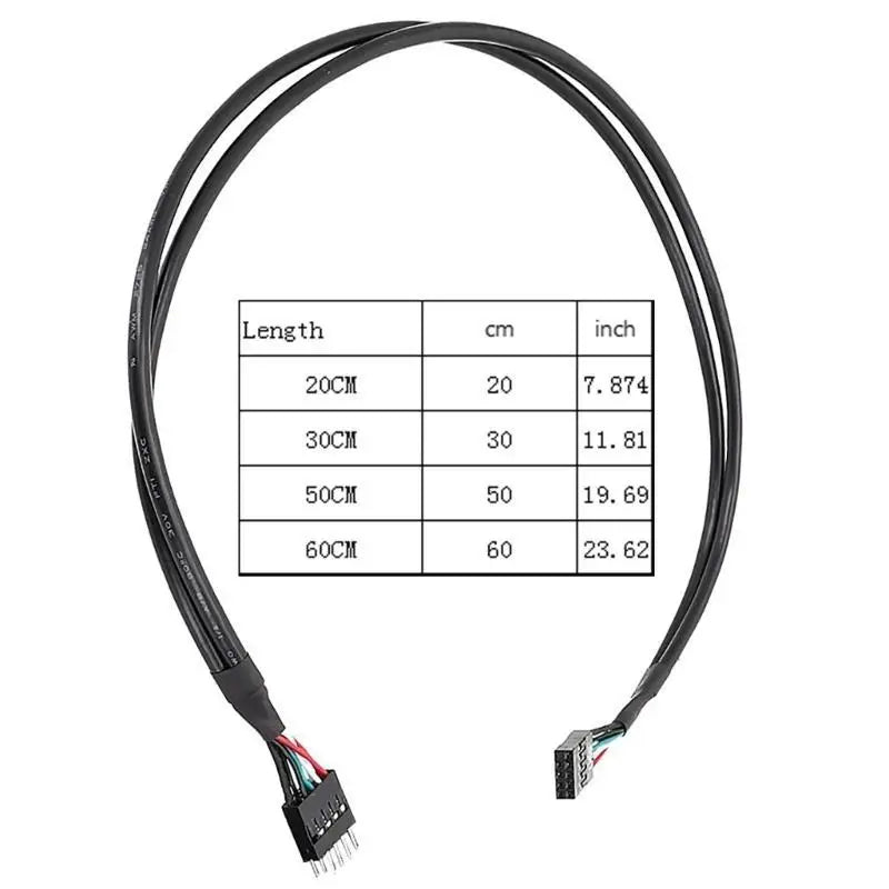 652F USB Internal Motherboards Header Cable Speakers Headphones Zpaxo