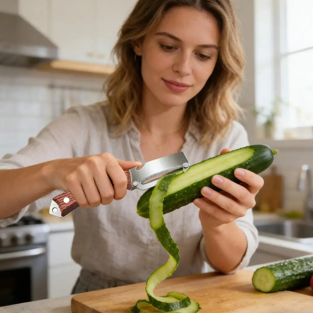 1/2PCS Multifunctional Stainless Steel Vegetable Peeler, Sharp Fruit Potato Peeler With Handle Kitchen Peeling Tool For Veggies Zpaxo