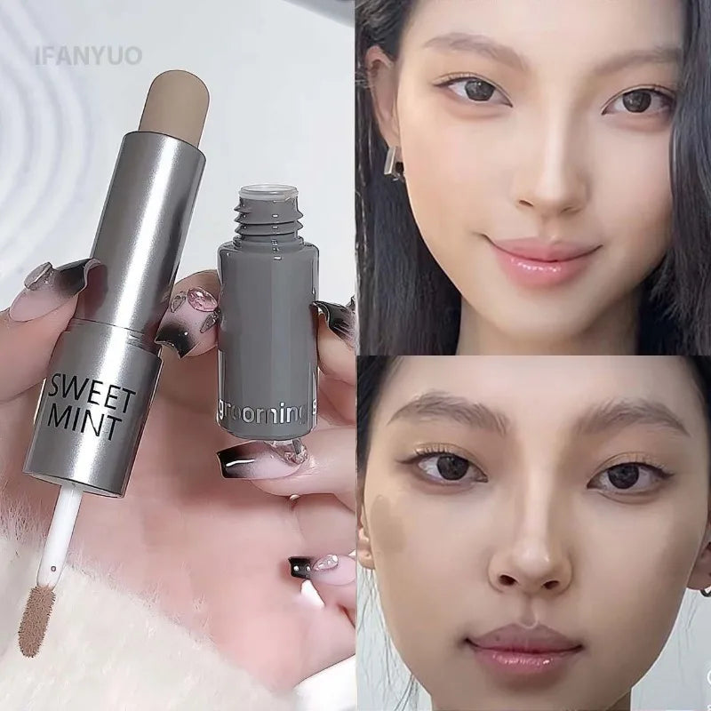 Matte Concealer Contour Stick Moisturizing Lasting Smooth 3D Nose