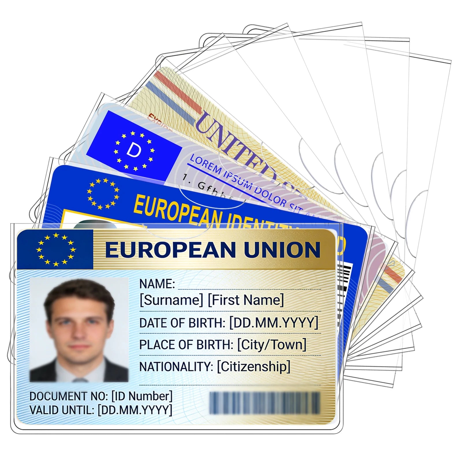Ultra-Clear 20Mil PVC Card Sleeve – ID, Credit & EHIC Holder