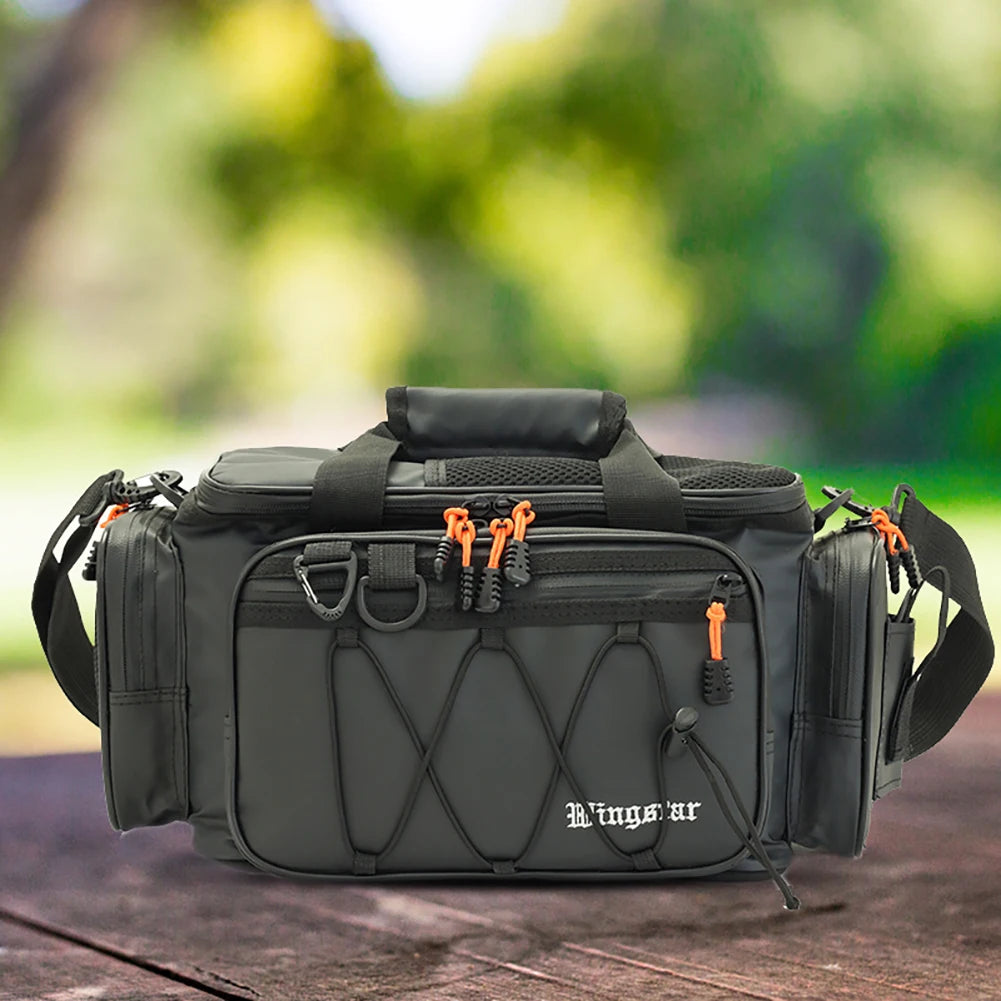 Fishing Tool Pouch Large-capacity Tackle Boxes Multi-pocket Crossbody
