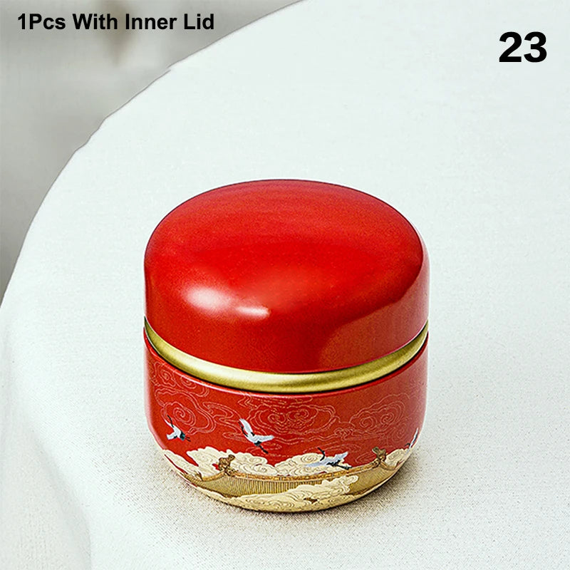 CMSmall Portable Storage Boxes Tea Caddy Box Containers Candle Cans Zpaxo 23
