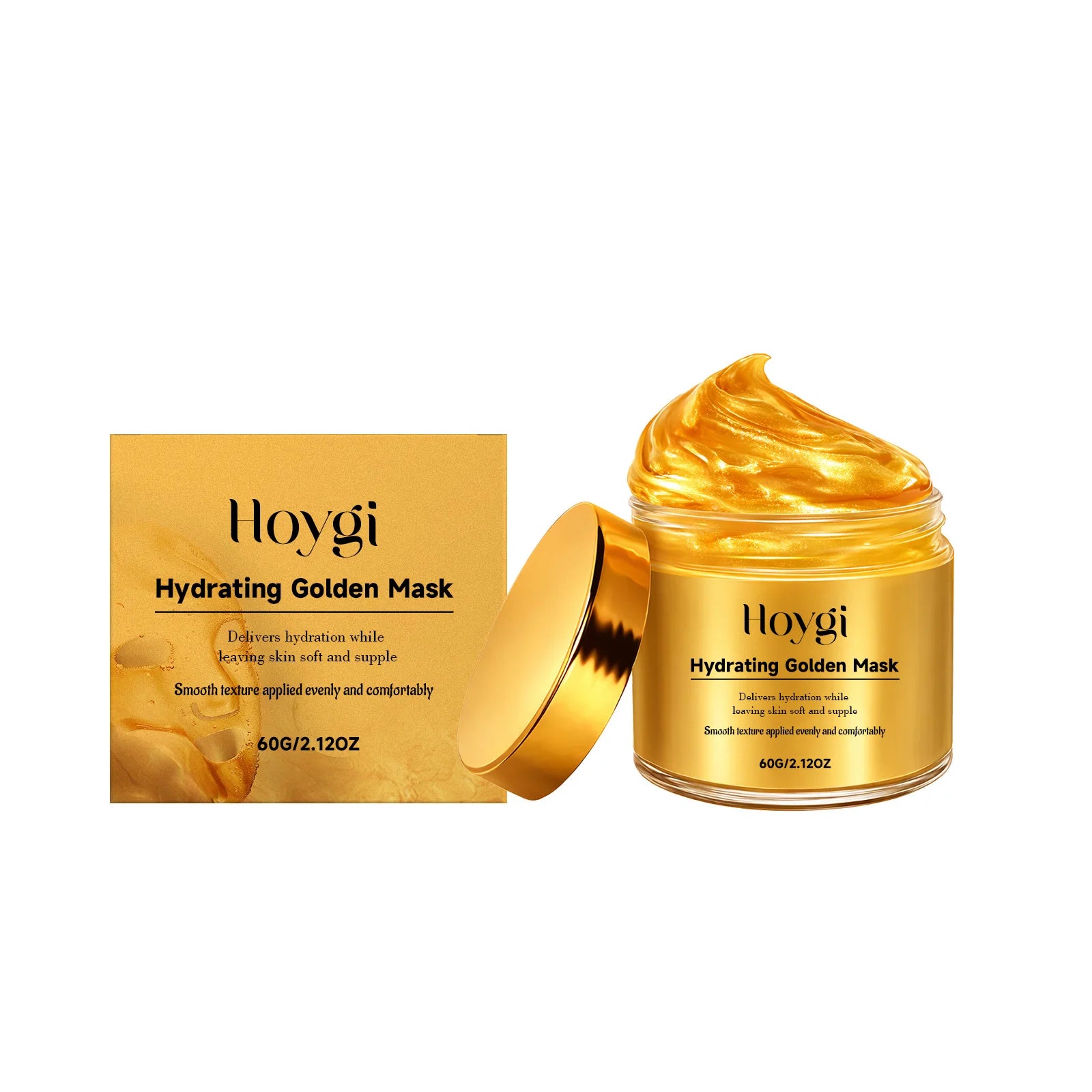 Hoygi Collagen Gold Peel-Off Facial Mask – Hydrating & Firming Gold Peel-Off Face Mask Zpaxo 60g Boxed