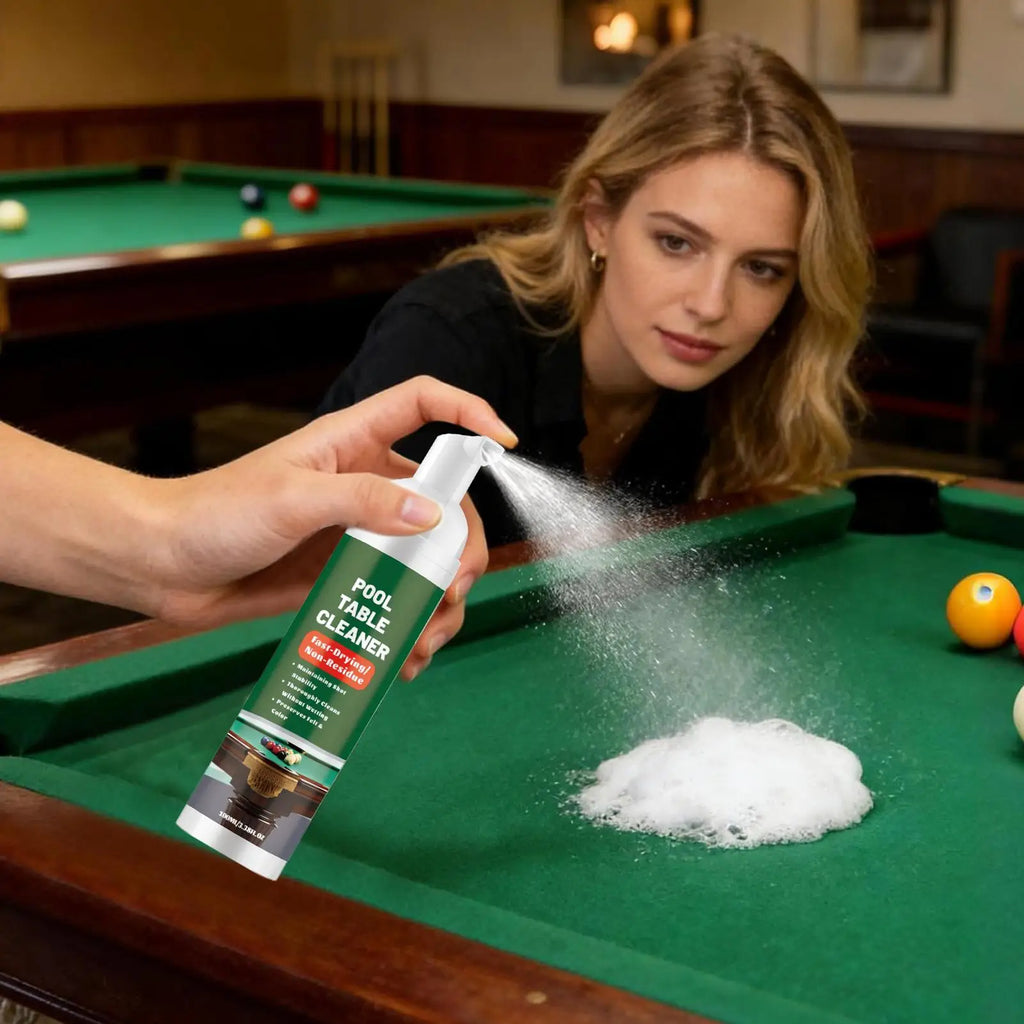 Pool Table Felt Cleaner Foam Fast-drying Spray Chalk Dust Stain