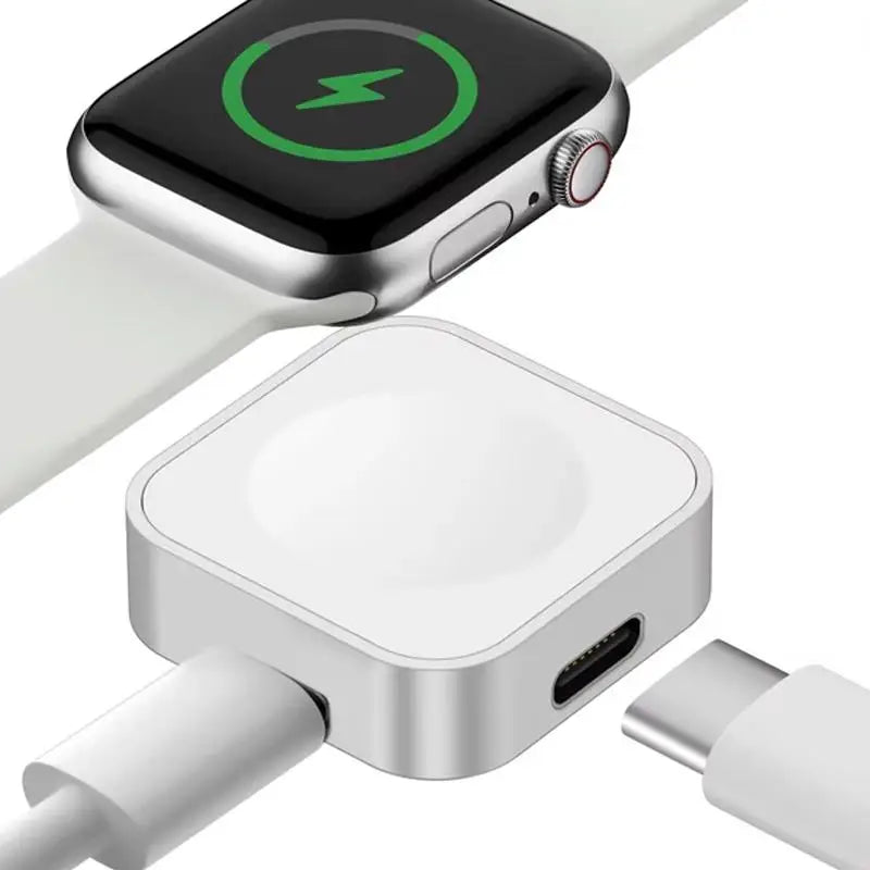Metal Magnetic Apple Watch Wireless Charger Smartwatch 9 8 7 6 C L