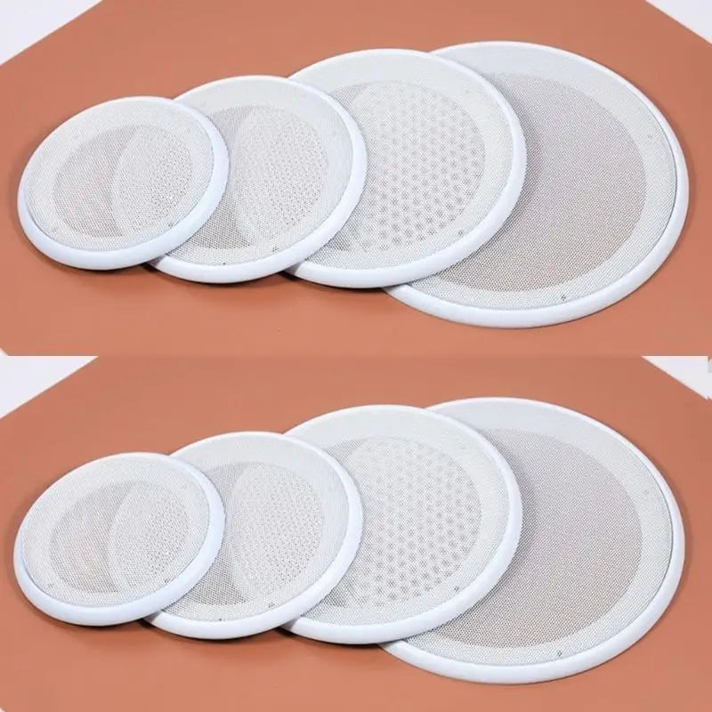 Car Ceiling Speaker Protective Cover Grill Mesh Enclosure Net Zpaxo
