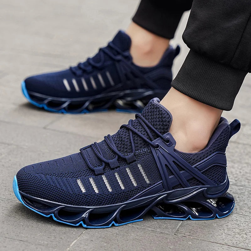 Men's Casual Sneakers Luxury Trainer Shoes Breathable Race Running