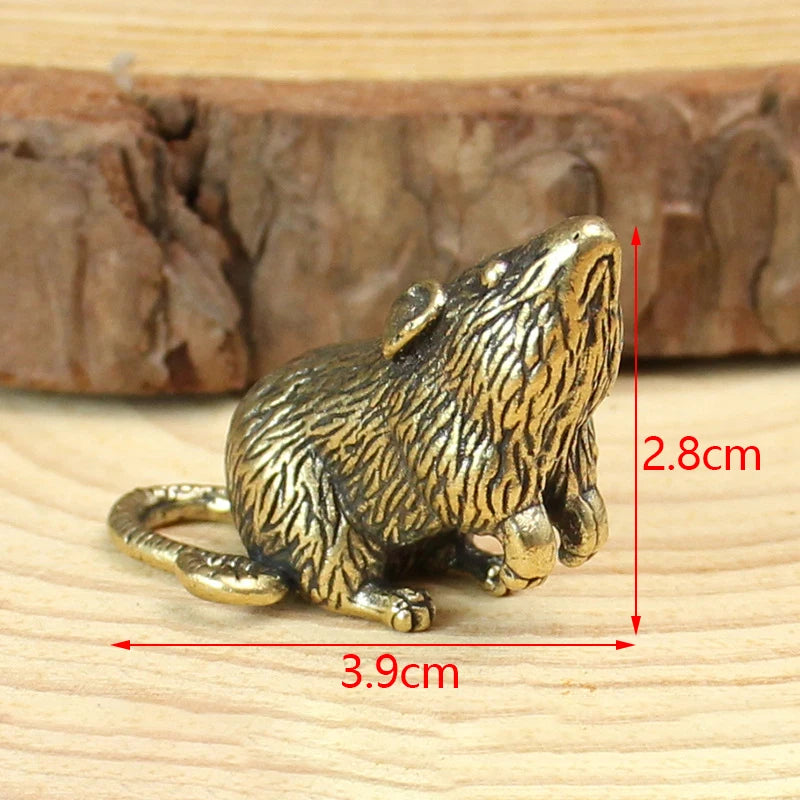 Home Decoration Craft Accessories Solid Pure Brass Butterfly Figurines Miniatures Desktop Ornament Antique Copper Insect Statue Zpaxo A12 46g