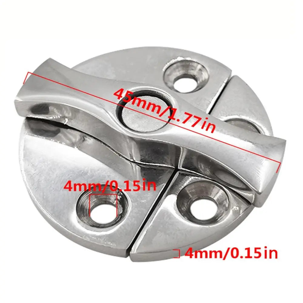 Solid Cast Stainless Steel Hinge Corrosion-resistant Anti-rust Round Casting Hinge Heavy Duty Durable Hatch Cabinet Door Hinge Zpaxo