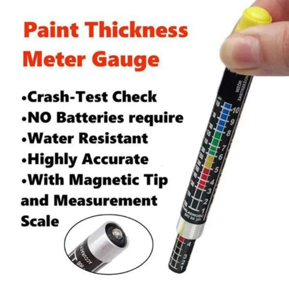 Magnetic Tip Coating Thickness Meter Scale Indicate Function Paint Zpaxo