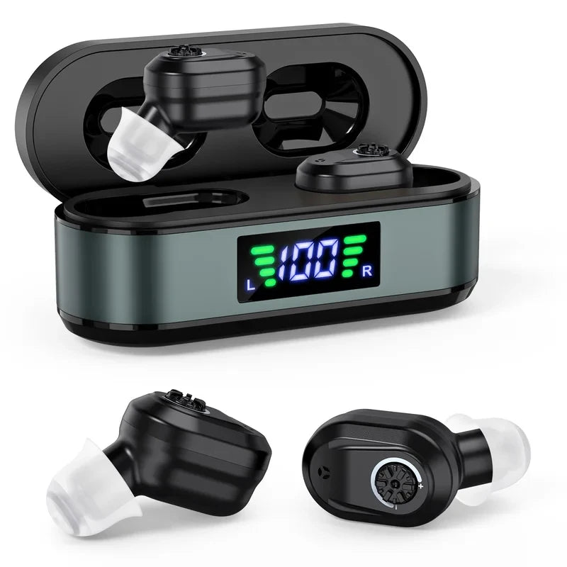 Hearing Amplifiers Earbud Digital In-ear Enhancer Sound Voice