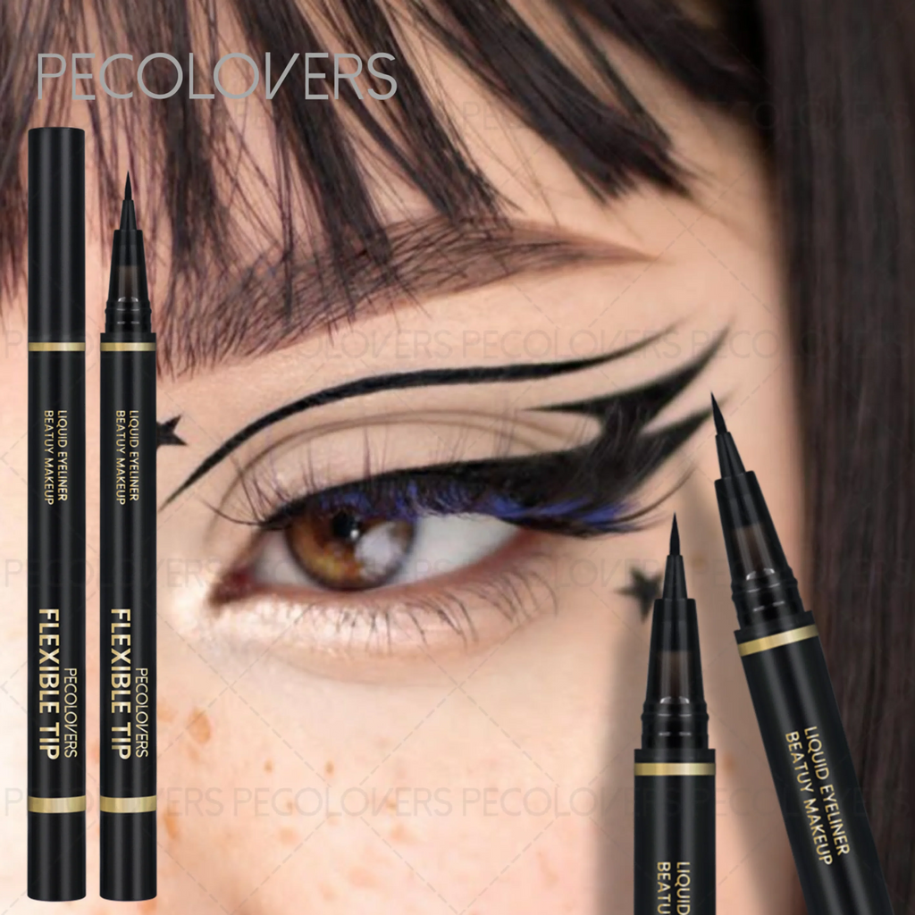 3pcs Long Lasting Waterproof Black Liquid Eyeliner Pen Quick-dry Smooth Eye Liner Anti Smudge Liquid Eyeliner Pen Zpaxo