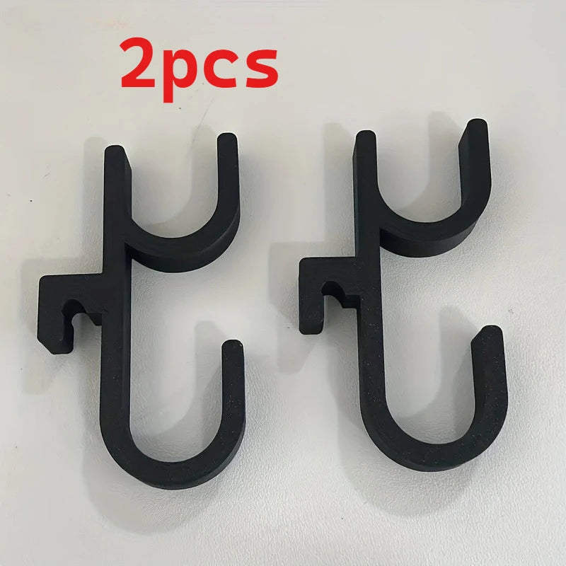 2-Pack Car Umbrella Holder Hooks – No-Drill Auto Organizer Car Interior Organizer Zpaxo 2pcs Double hook