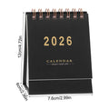 2026 Mini Desk Calendar Small Office Desktop Planner Daily Schedule
