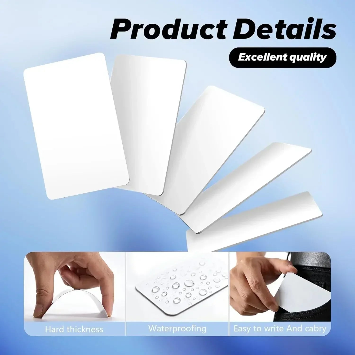 10/30pcs EM4305 T5577 Rewritable 125khz RFID Key Fob Copy Rewritable Writable Writable Rewrite Blank Card Proximity Token Access Zpaxo