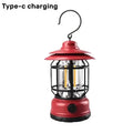Retro LED Camping Lantern – Waterproof Portable Outdoor Light