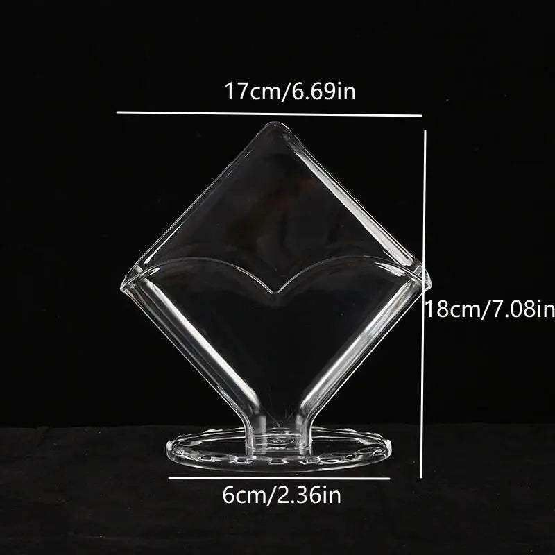 Acrylic Tissue Holder Modern Upright Clear Box Restaurant Hotel Caf Zpaxo