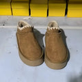 Winter Warm Suede Boots Women Classci Leather Women's Snow Outdoor