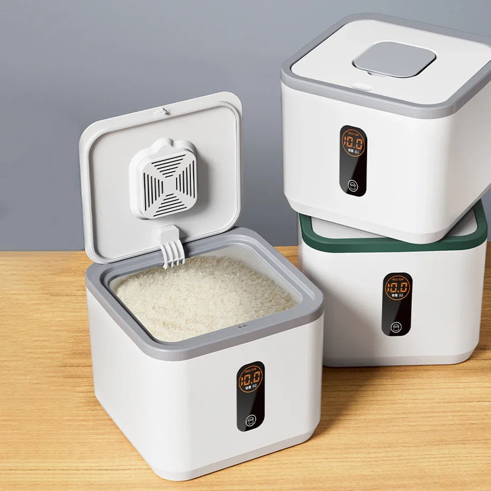 Food Containers Bins Measuring Cup Rice Airtight Storage Container