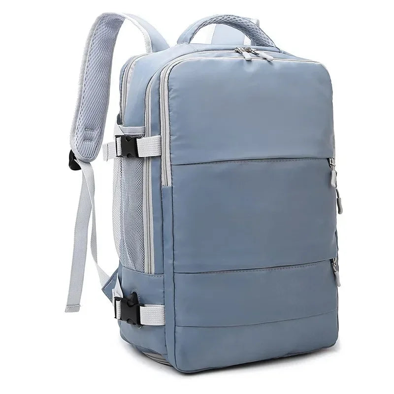 Water-resistant Independent Shoe Compartment Backpack Railing USB Zpaxo H