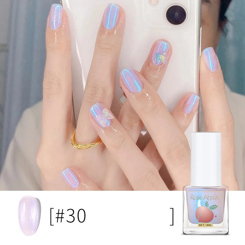 Water-based Peel-off Nail Polish No UV Lamp Needed Long-lasting