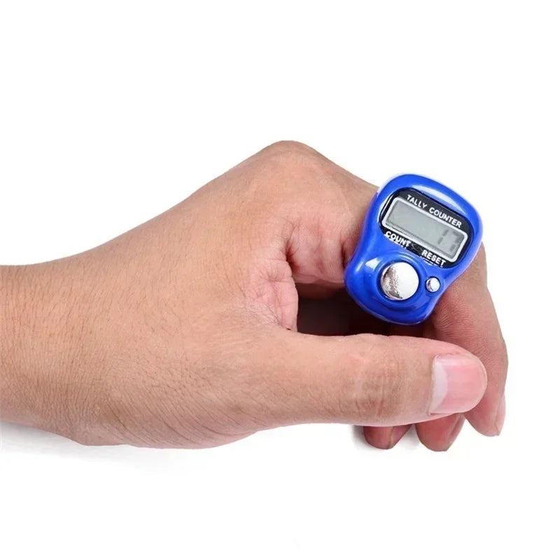 1PCS Mini Point Marker and Row Finger Meter LCD Electronic Digital Tally Counter for Sewing Knitting Weave Tool Zpaxo