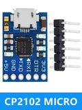 5-Pin Micro USB CP2102 Serial Converter 2 0 UART TTL Multi-chip FT232 Zpaxo cp2102 MICRO