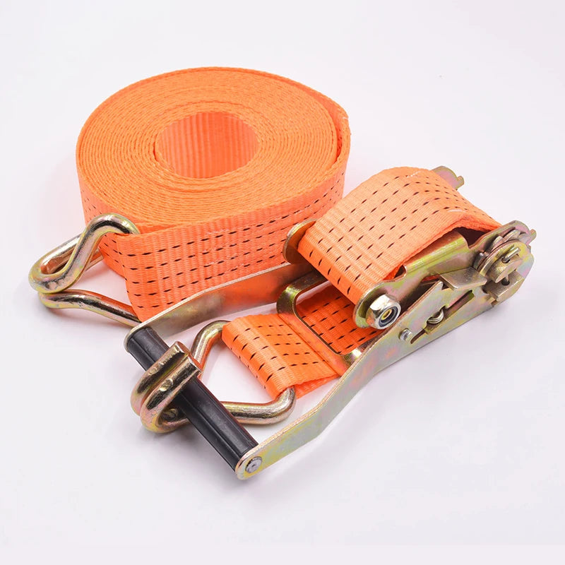 Heavy Duty Metal Buckle Tie-down Cargo Straps Car Truck Strong