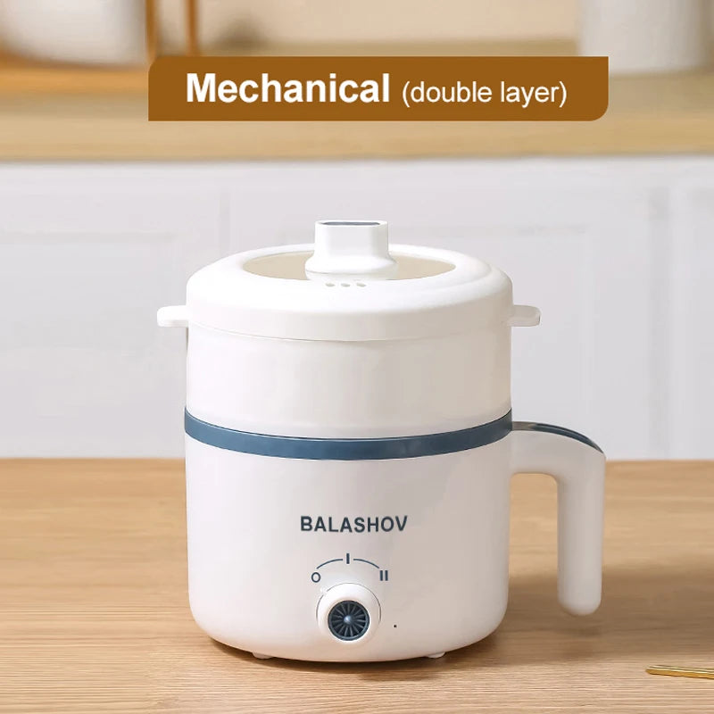 Electric Rice Cooker Single Double Layer 220V Multi Cooker Non-Stick Smart Mechanical MultiCooker Steamed Rice Pot For Home Zpaxo 200444-Double 220-230 volts European regulations