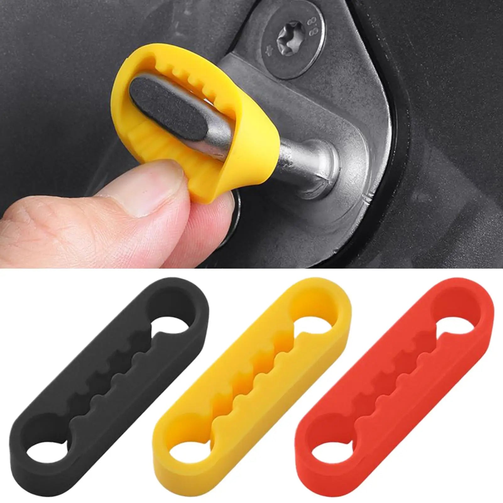 Car Door Shock Absorber Pads Silicone Elastic Damper Cushion Vehicles