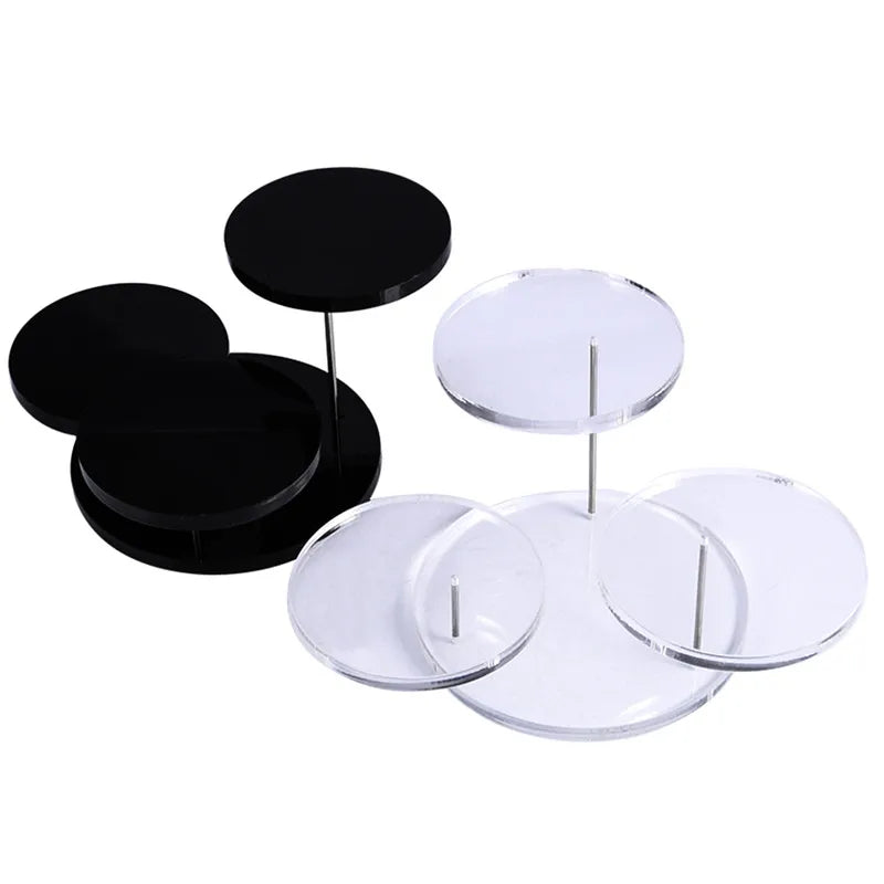 3 12 Tray Cupcake Stand Acrylic Display Jewelry Cake Dessert Rack
