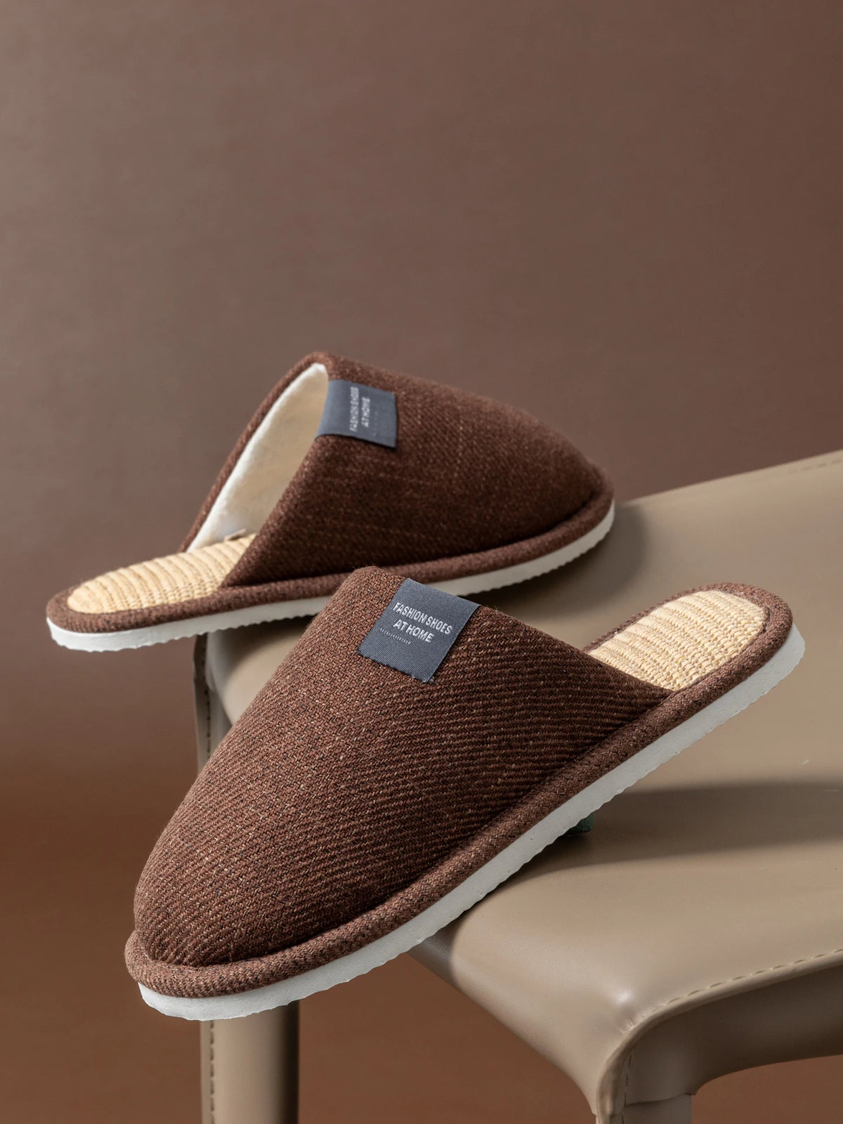 Unisex House Slippers Spring Fall Indoor Bedroom Floor Lightweight Zpaxo Coffee 38-39
