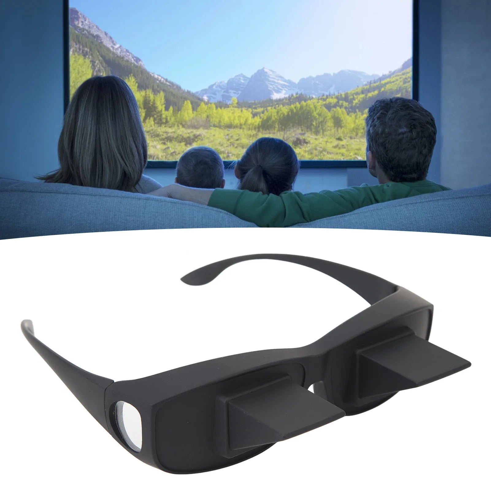 Lie Down Eyeglasses Horizontal Glasses Eye Fatigue Reduction