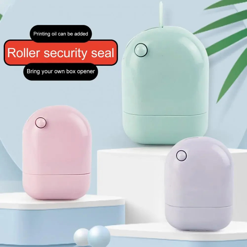 Theft Protection Roller Stamp for Privacy Confidential Data Guard Your Security Stamp Roller Privacy Seal Roller Theft Protect Zpaxo
