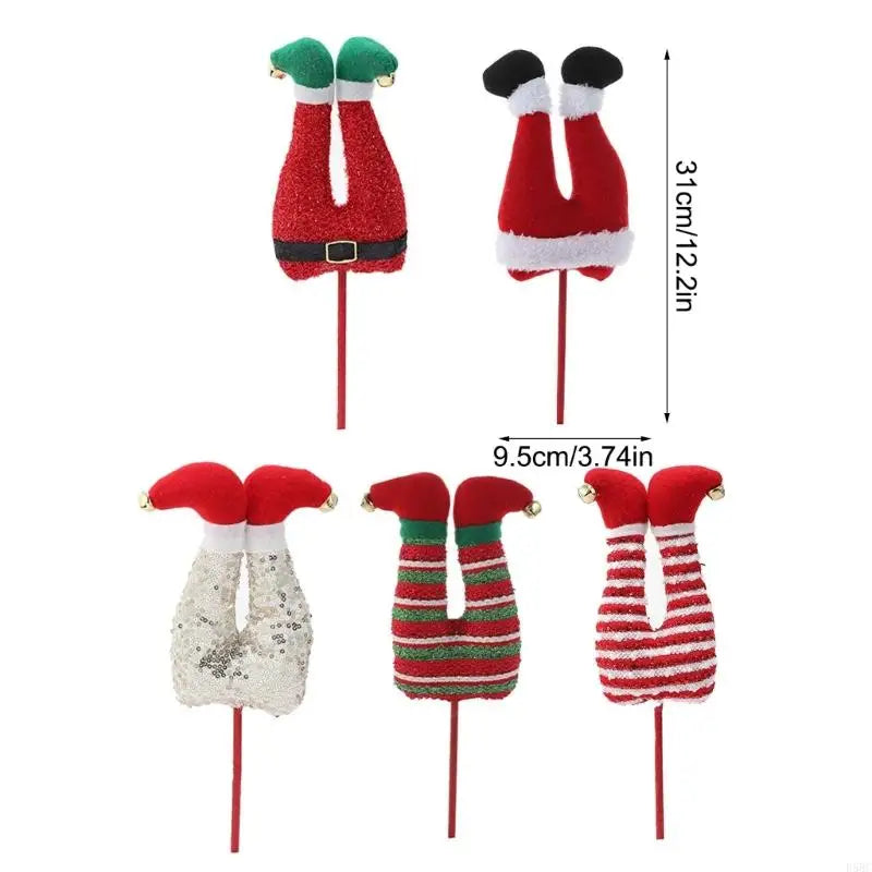 Festival Fabric Leg Ornament Holiday Party Floral Arrangement Garden