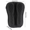 Motorcycle Gel Seat Cushion 3D Honeycomb Structure Shock Breathable Motorcycle Gel Seat Pad Gel Foldable Cushion For Seat Zpaxo Black