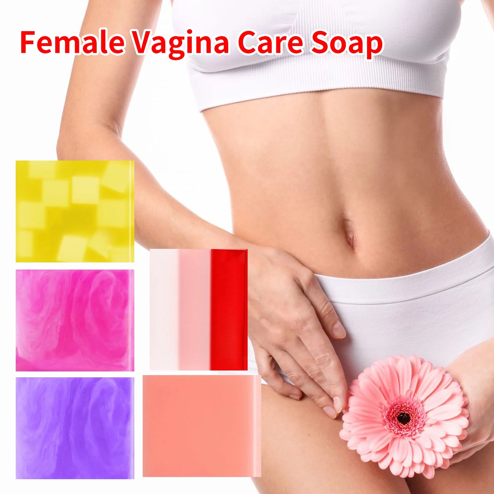 Female Wash Soap Yoni Bar Soap for Women Ph Balance Strawberry Remove Odor Deep Cleaning Moisturizing Private Parts Products Zpaxo