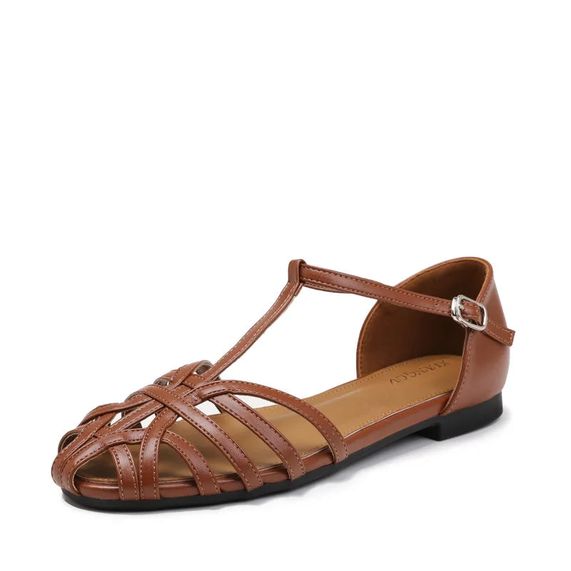 Fashion Roman Sandals Women 2023 Summer New French Gladiator Flat Bottom Rhinestone Black Women Slippers Luxury Sandals Zpaxo 1 43