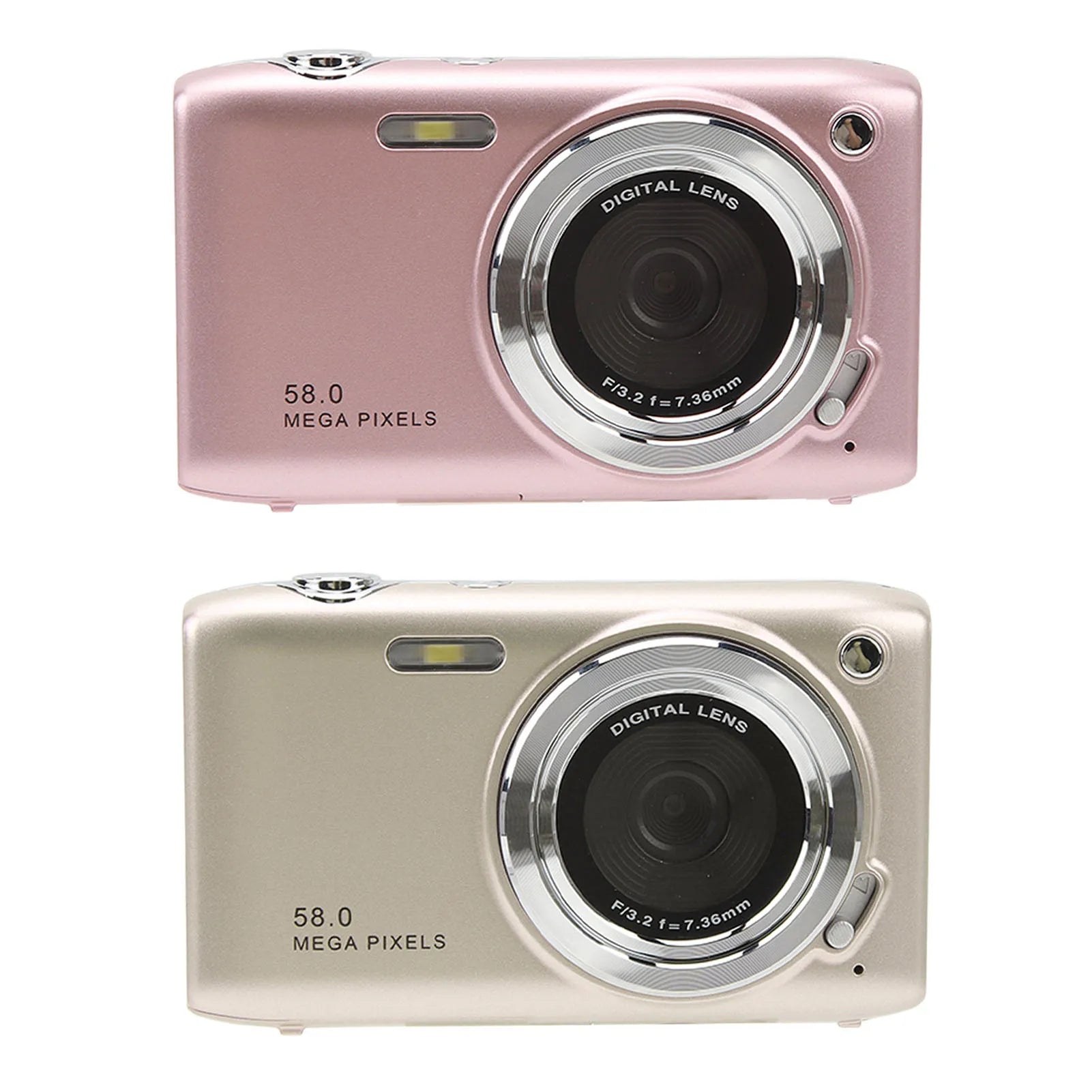 4K Digital Camera Screen 58MP HD 16X Zoom Fixed Focal Macro Timed