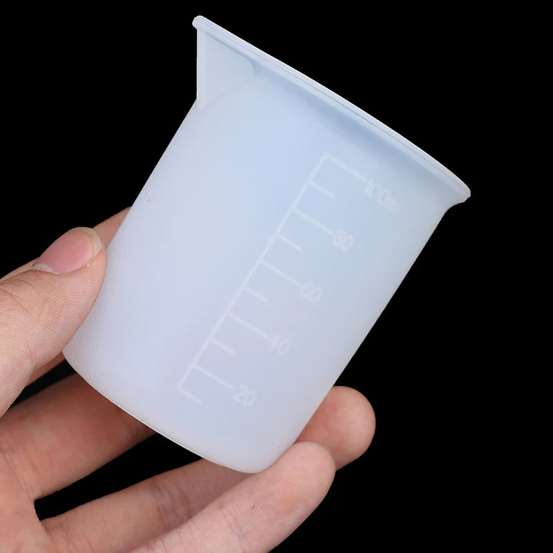 Silicone Resin Measuring Mixing Cup Stirrers DIY Jewelry Resin Glue Tool Cake Epoxy Resin Jewelry Making Kitchen Baking Tools Zpaxo