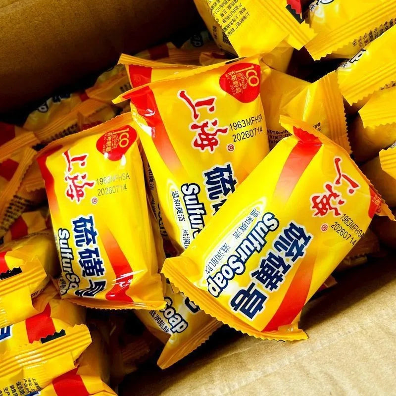 Shanghai Sulfur Soap – Oil Control & Acne Cleanser 3/5 Pack Sulfur Cleansing Soap Zpaxo