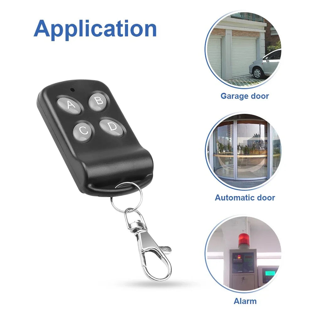 10/5PCS 433Mhz Duplicator Wireless Cloning Remote Control 4CH Electric Copy Controller RF Wireless Transmitter for Garage Door Zpaxo