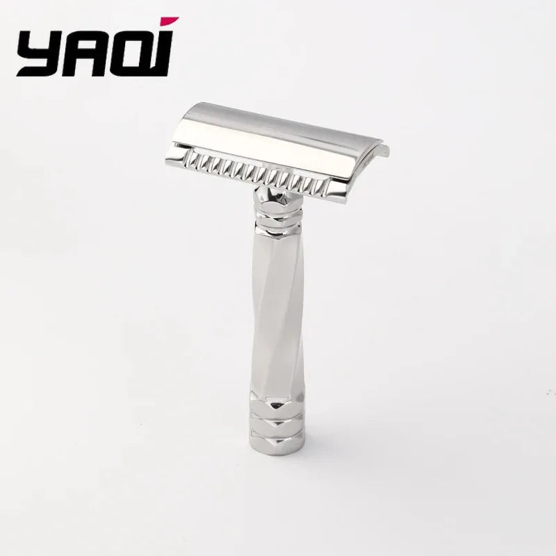 Yaqi Cerberus Stainless Steel Safety Razor | 0.65mm Blade Gap Safety Razor Zpaxo RAASS2478