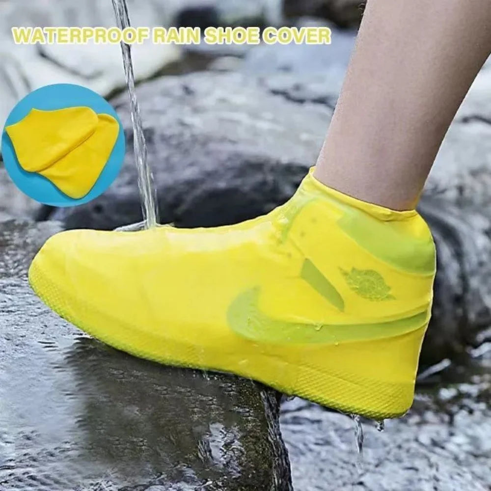 2PCS Silicone Shoe Covers, Durable, Waterproof, Anti-Slip, Foldable and Reusable, Suitable for Outdoor Travel in Rainy and Snowy Zpaxo