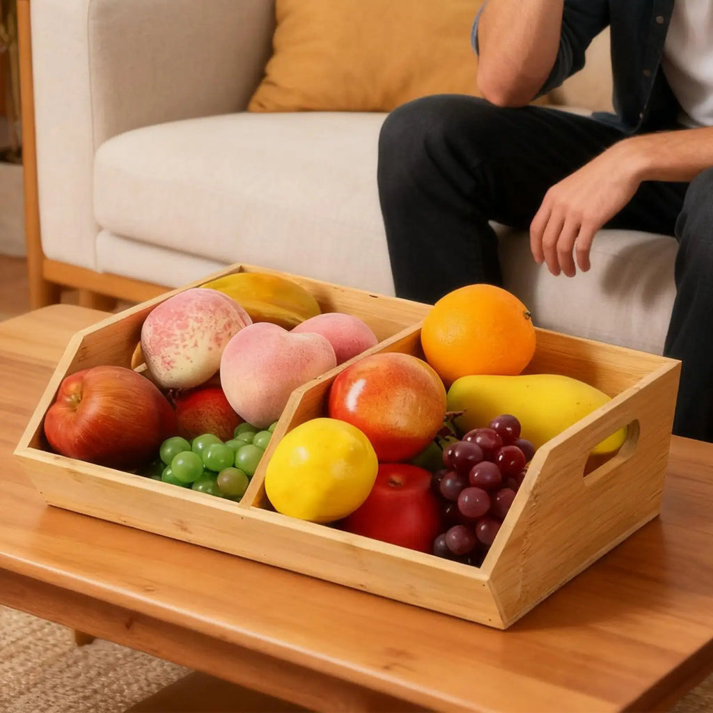 Pantry Organizer Wooden Organizer Stackable Storage Pantry Bins for Kitchen Bathroom Food Snack Potato Onion Home Zpaxo