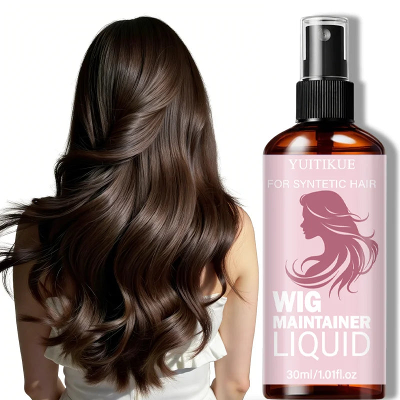 YUITIKUE Wig Detangler Spray for Smooth Shiny Synthetic Hair Wig Detangler Spray Zpaxo