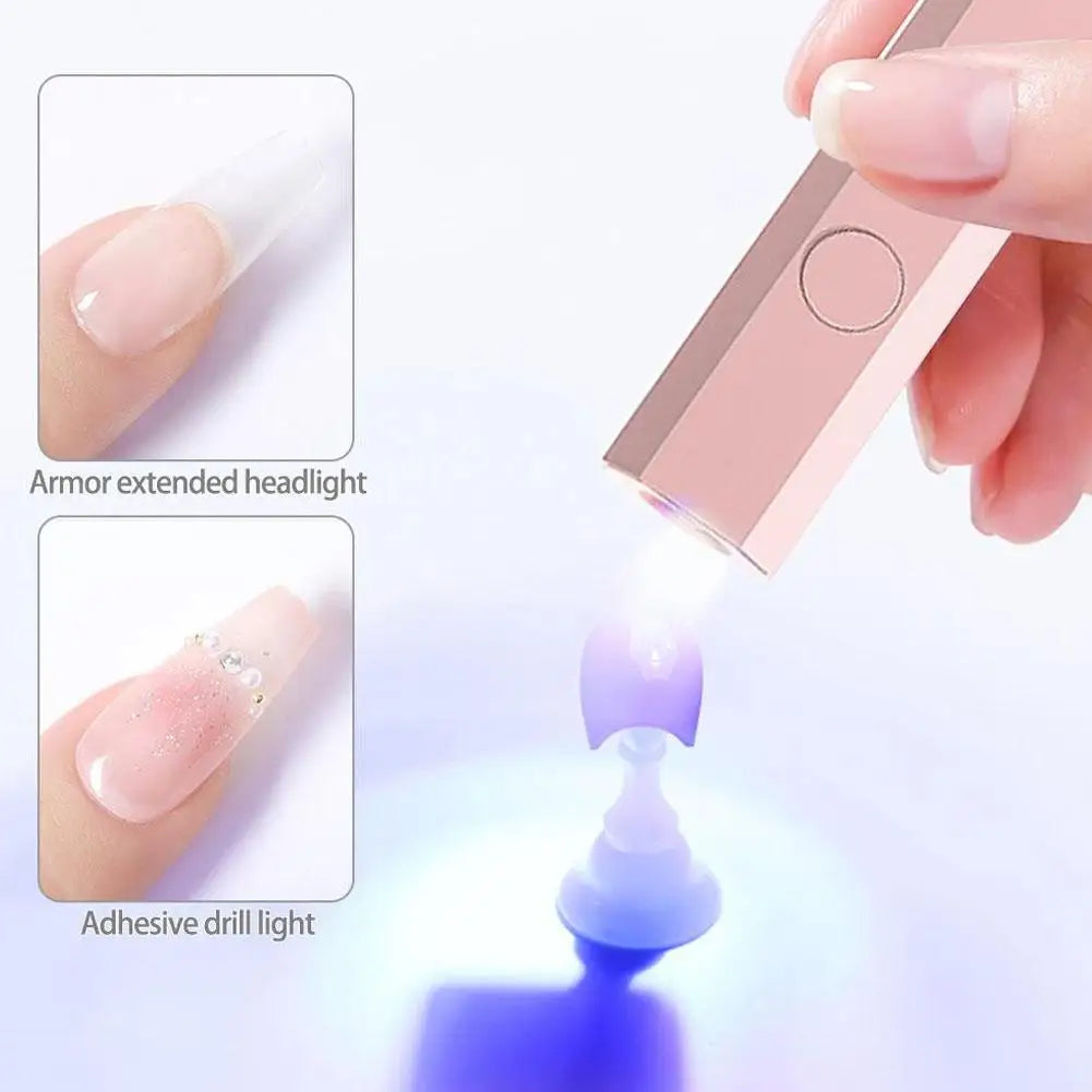 Portable Mini UV LED Nail Lamp – Fast Gel Curing at Home UV LED Nail Lamp Zpaxo