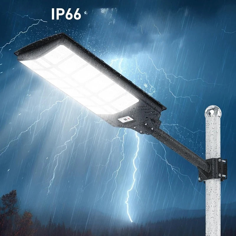 800W 1200W 1500W LED Solar Lamp Wall Street Lights Bright Motion Zpaxo