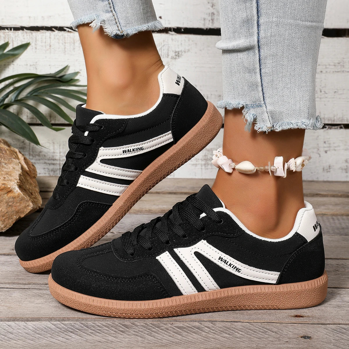 Shoes Women 2026 Spring Autumn Leather Ladies Moral Training